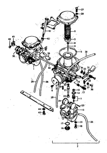 GS400 Carburetor assy