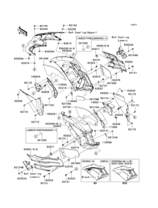 ZX1400 Обтекатели