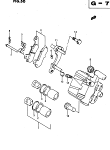 DR650 Задний суппорт
