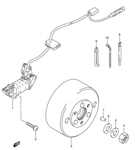 JR50 Зажигание
