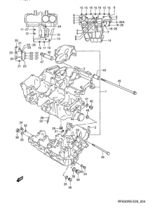 RF600 Картер двигателя