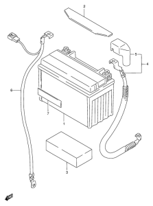 GSF600 Аккумулятор