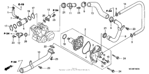 VTX1800S1 Водяной насос