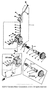 DT100E Масляный насос