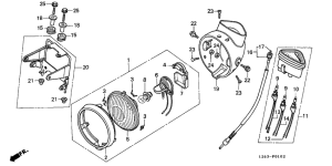ST50 Headlight / speedometer
