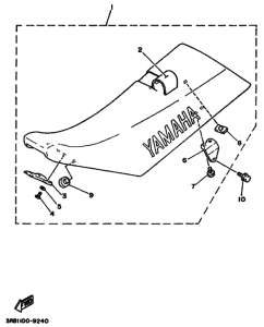 YZ250WR YZ250WRW Пружина