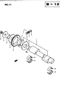 GS450 Балансирный вал