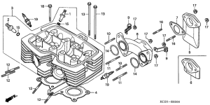 CM125C Головка цилиндров