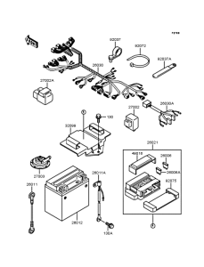 ZX400 Электрика