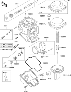 ZX750 Carburetor parts(1 / 2)