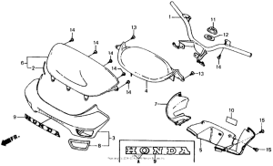 CH150 Ch150 handle cover 87