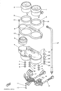 TZR250 Приборы