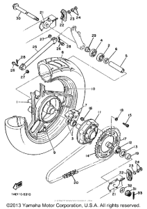  Переднее колесо