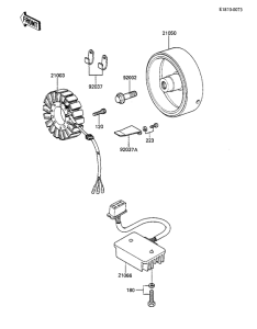KZ1100 Generator / regulator
