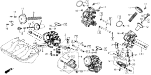 VFR700F Детали карбюратора