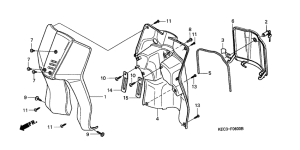 SH100 Front cover shutter