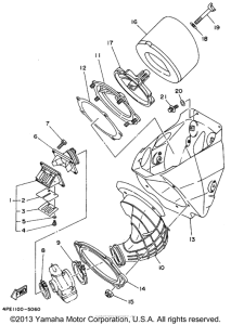 YZ125G1 Впускная система