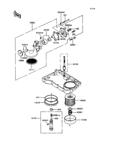 ZX400 Масляный насос