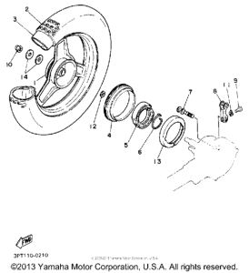 PW50D Переднее колесо