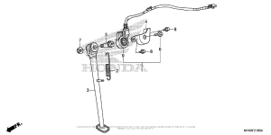 XR650L Подножка