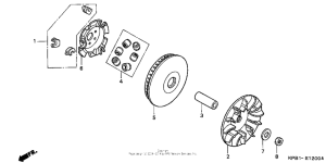 NSS250 (ABS) Вариатор