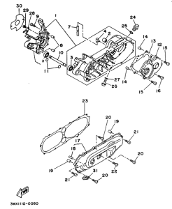 CW50 Картер двигателя