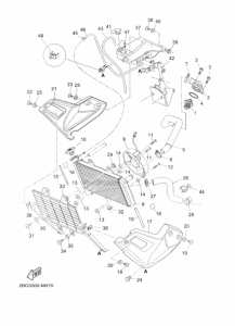 XT660Z Radiator & hose