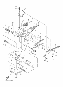 YZF-R1 Задний рычаг и подвеска