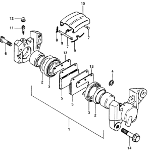 GSX750 Задний суппортs