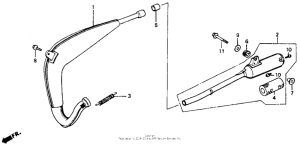 CR80R Глушитель