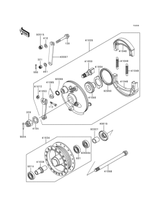 KH125 Переднее колесо