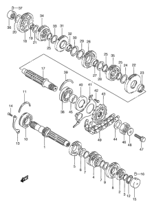 GSX750 Трансмиссия