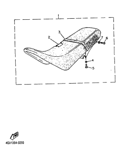 TT600E Сиденье