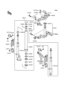 KL110 Передняя вилка