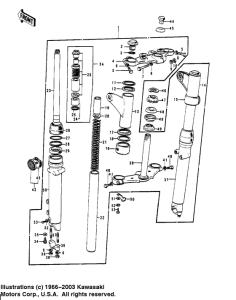  Вилка передней оси