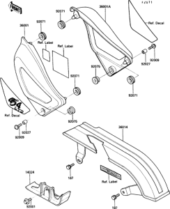 EN450 Боковые обтекатели