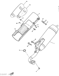 YE50 Выхлопная система