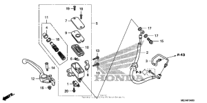 NSA700 Передний главный тормозной цилиндр