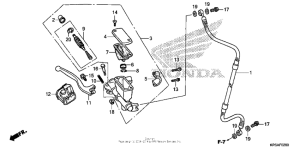  Передний главный тормозной цилиндр