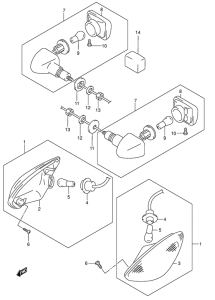 GSX750 Поворотники