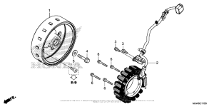 CB500F (ABS) Генератор