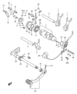 VS800 Переключение передач