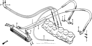 CBX Oil hose + cable