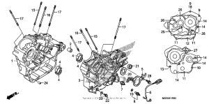 VT750RS Картер двигателя