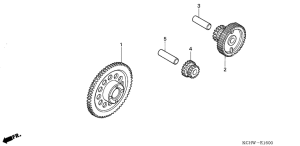 CG125M Муфта стартера