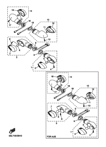 YZF-R6S Проблесковый световой сигнал