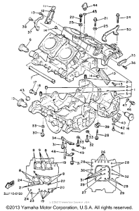 XVZ13DEC Картер двигателя