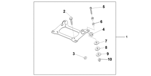 CBF600 (Naked) Kit carrier brkt