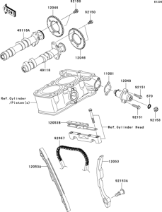 EX250 Распред вал
