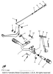 BW80A Stand - footrest